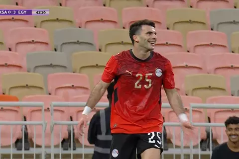 بهدف وأسيست.. زيزو يفرض نفسه في مباراة مصر والسعودية بالشوط الأول